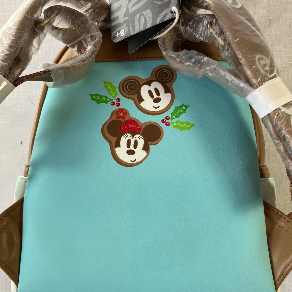 NWT Loungefly Mickey & Friends Holiday Collection Scented Backpack - Picture 4 of 15